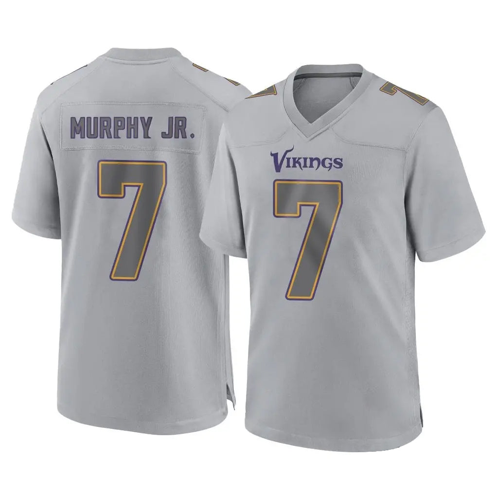Cooneas MN.Vikings #7 Byron Murphy Jr. Player Gray Atmosphere Fashion Home Game Stitched Jerseys
