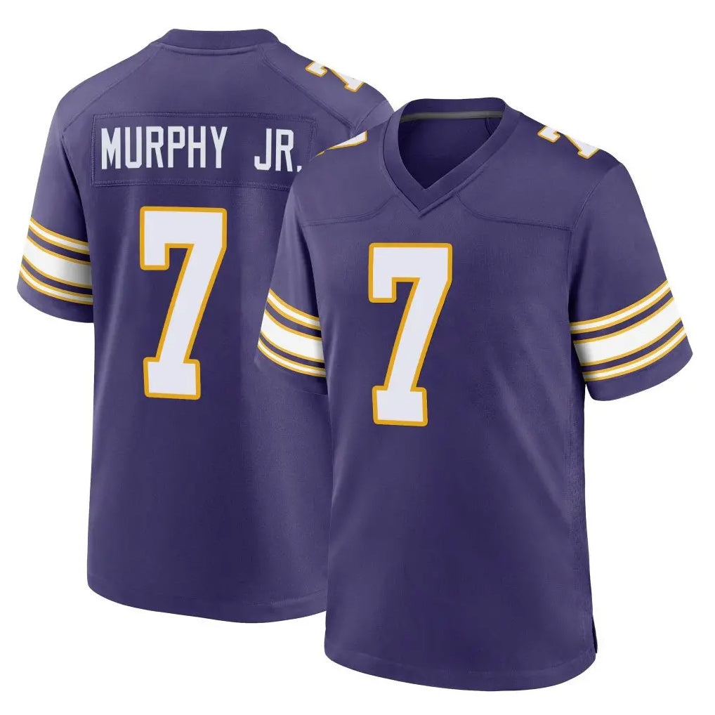 Cooneas MN.Vikings #7 Byron Murphy Jr. Player Purple Classic Home Game Stitched Jerseys