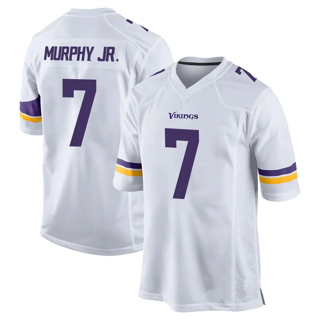 Cooneas MN.Vikings #7 Byron Murphy Jr. Player White Home Game Stitched Jerseys