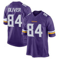 Cooneas MN.Vikings #84 Josh Oliver Player Purple Home Game Stitched Jerseys