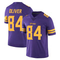 Cooneas MN.Vikings #84 Josh Oliver Player Purple Limited Color Rush Home Game Stitched Jerseys
