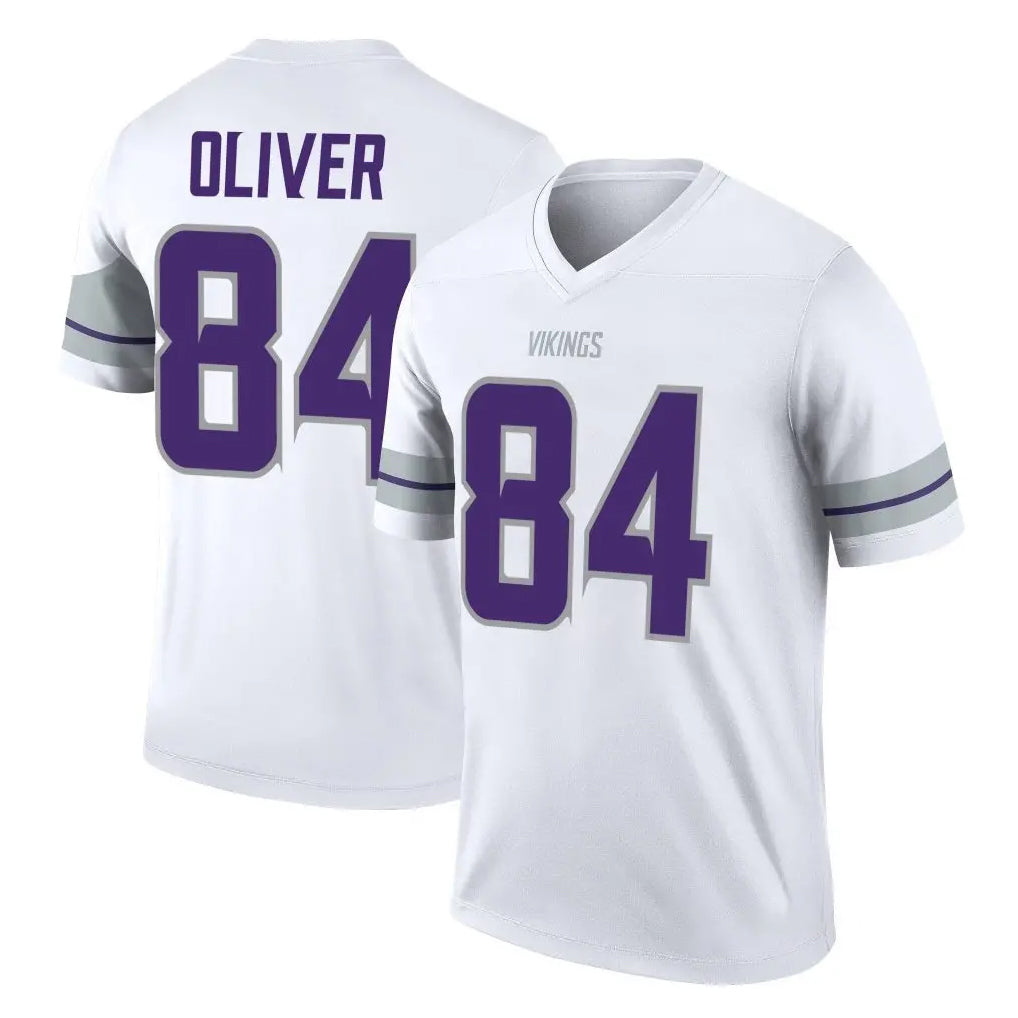 Cooneas MN.Vikings #84 Josh Oliver Player White Alternate Legend Home Game Stitched Jerseys