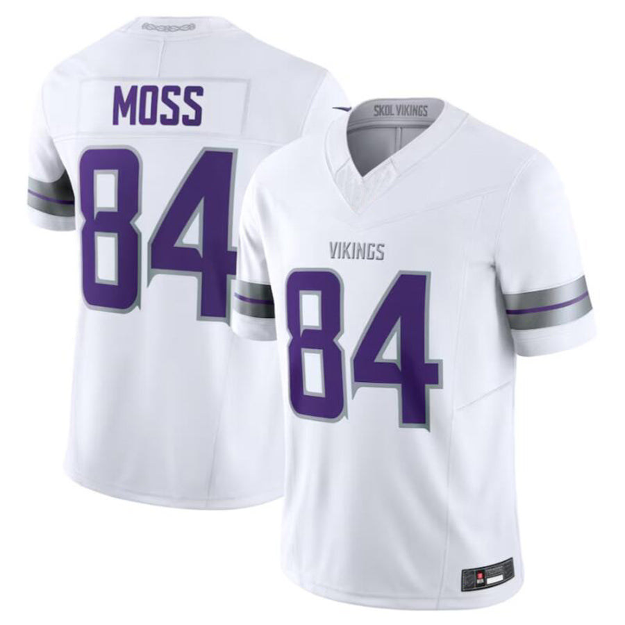 Cooneas MN.Vikings #84 Randy Moss White Alternate Retired Player American Stitched Jerseys