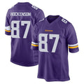 Cooneas MN.Vikings #87 T.J. Hockenson Player Purple Home Game Stitched Jerseys