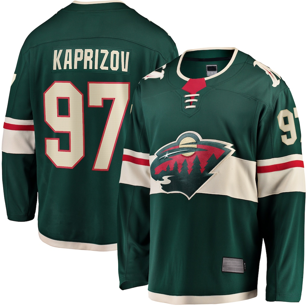 Cooneas M.Wild #97 Kirill Kaprizov Green Home Breakaway Replica Jerseys