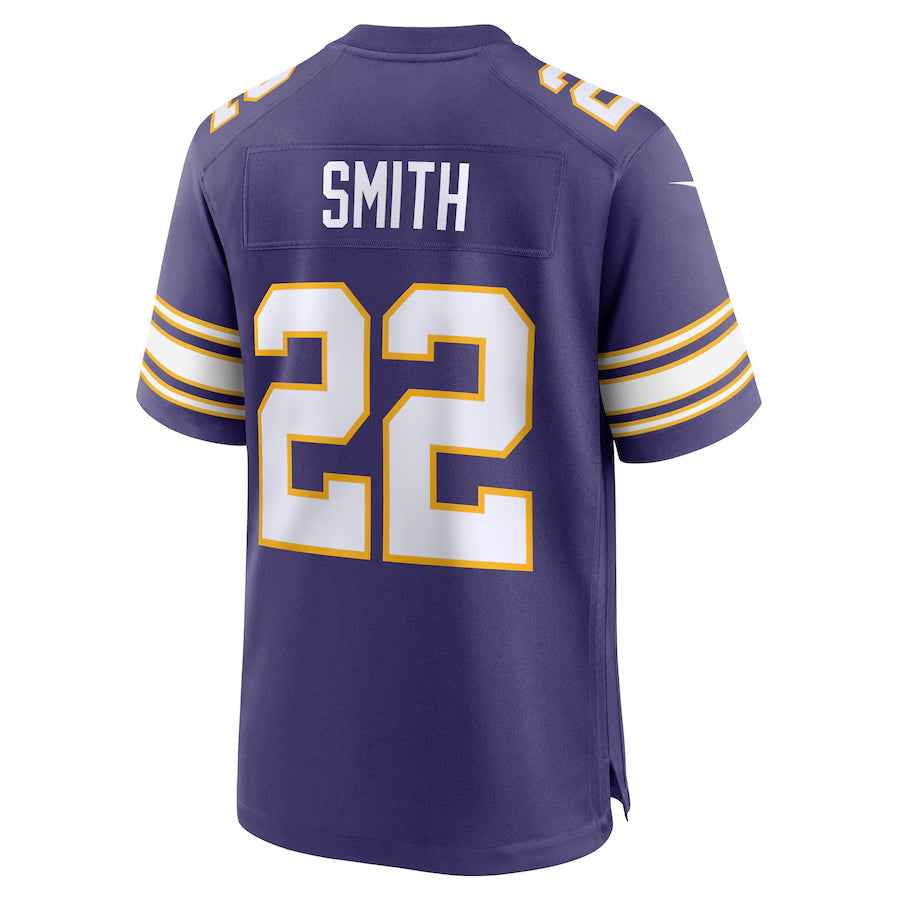 Cooneas MN.Vikings #22 Harrison Smith Player Purple Classic Game Stitched Jerseys