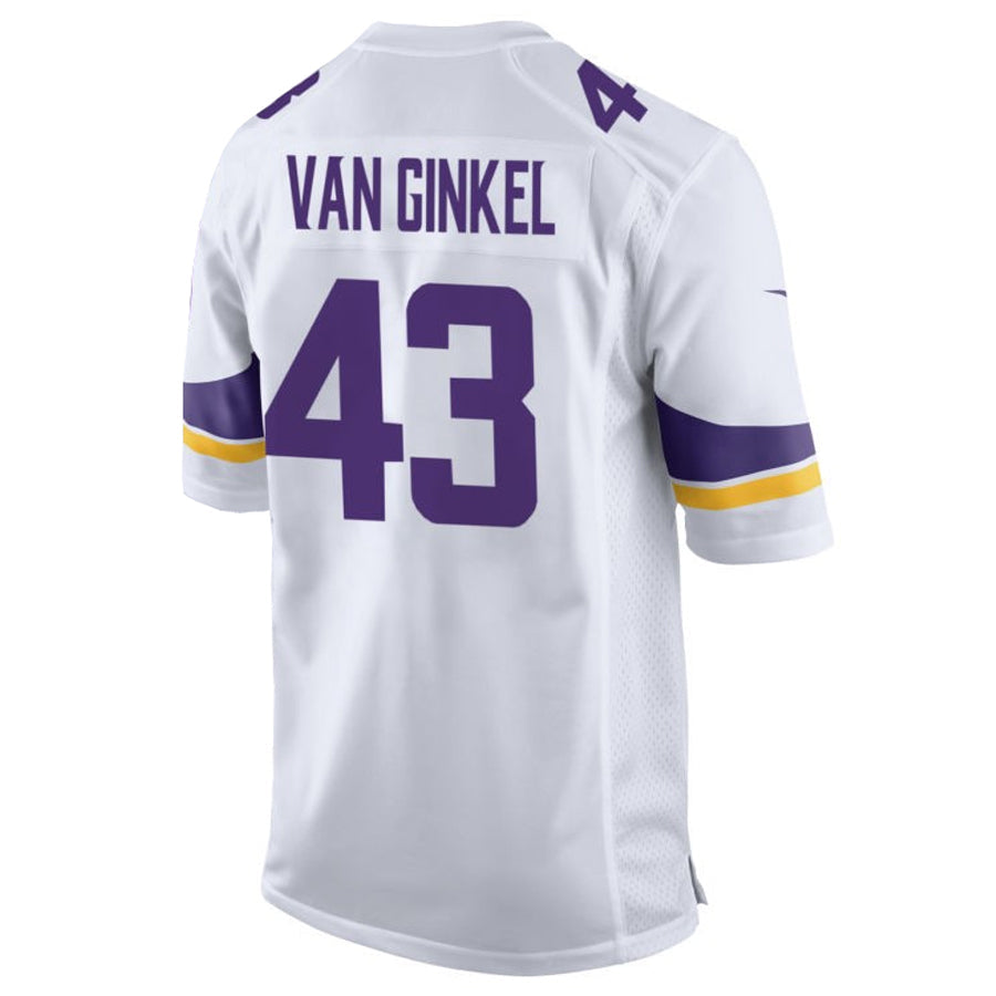 Cooneas MN.Vikings #43 Andrew Van Ginkel Player Purple Home Game Stitched Jerseys