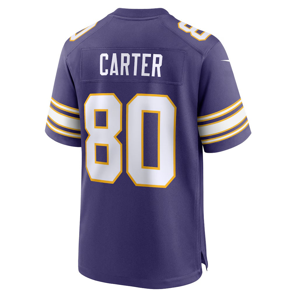 Cooneas MN.Vikings #80 Cris Carter Purple Retired Player Alternate Game Stitched Jerseys