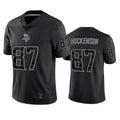 Cooneas MN.Vikings #87 T.J. Hockenson Player Black REFLECTIVE Limited Stitched Jerseys