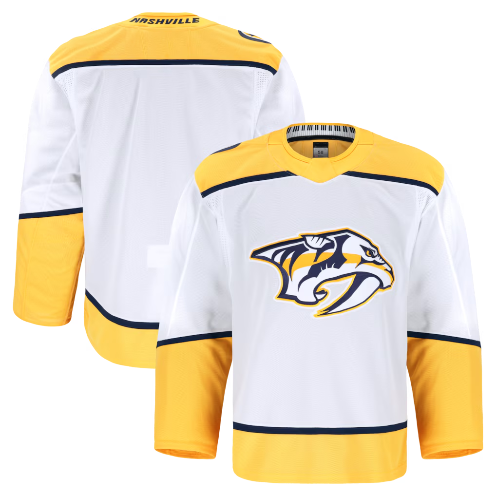 Cooneas N.Predators White Away Authentic Pro Jerseys