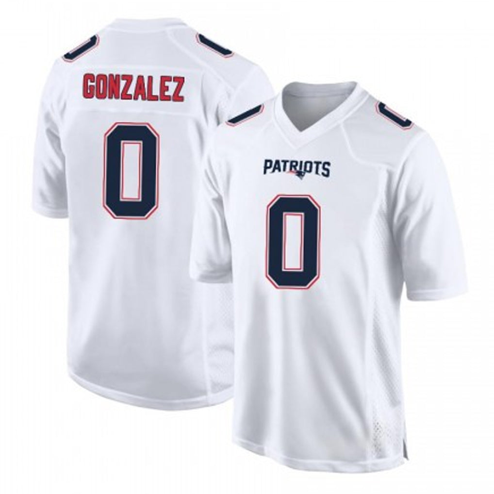 Cooneas NE.Patriots #0 Christian Gonzalez Player White Fashion Limited Home Game Stitched Jerseys