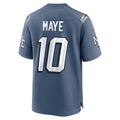 Cooneas NE.Patriots #10 Drake Maye Player Storm Blue Rivalries Collection Game Stitched Jersey