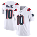 Cooneas NE.Patriots #10 Drake Maye Player White Vapor Untouchable Home Game Stitched Jerseys