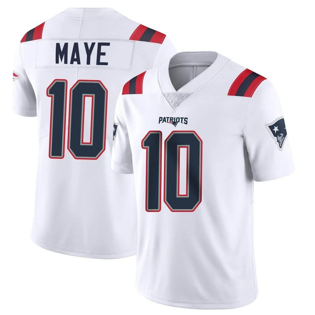 Cooneas NE.Patriots #10 Drake Maye Player White Vapor Untouchable Home Game Stitched Jerseys