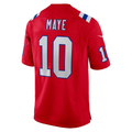 Cooneas NE.Patriots #10 Drake Maye Red Player Game Stitched Jerseys