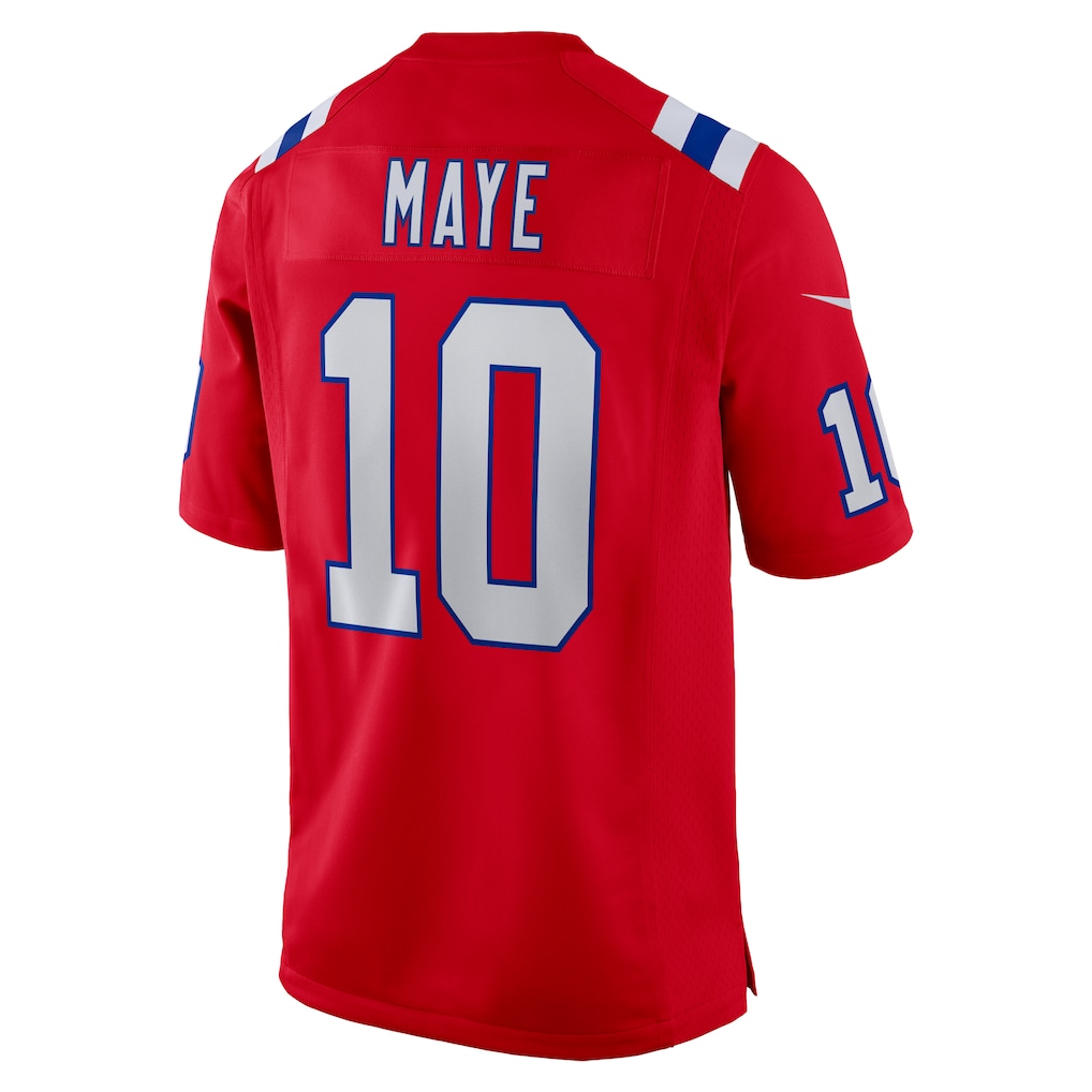 Cooneas NE.Patriots #10 Drake Maye Red Player Game Stitched Jerseys