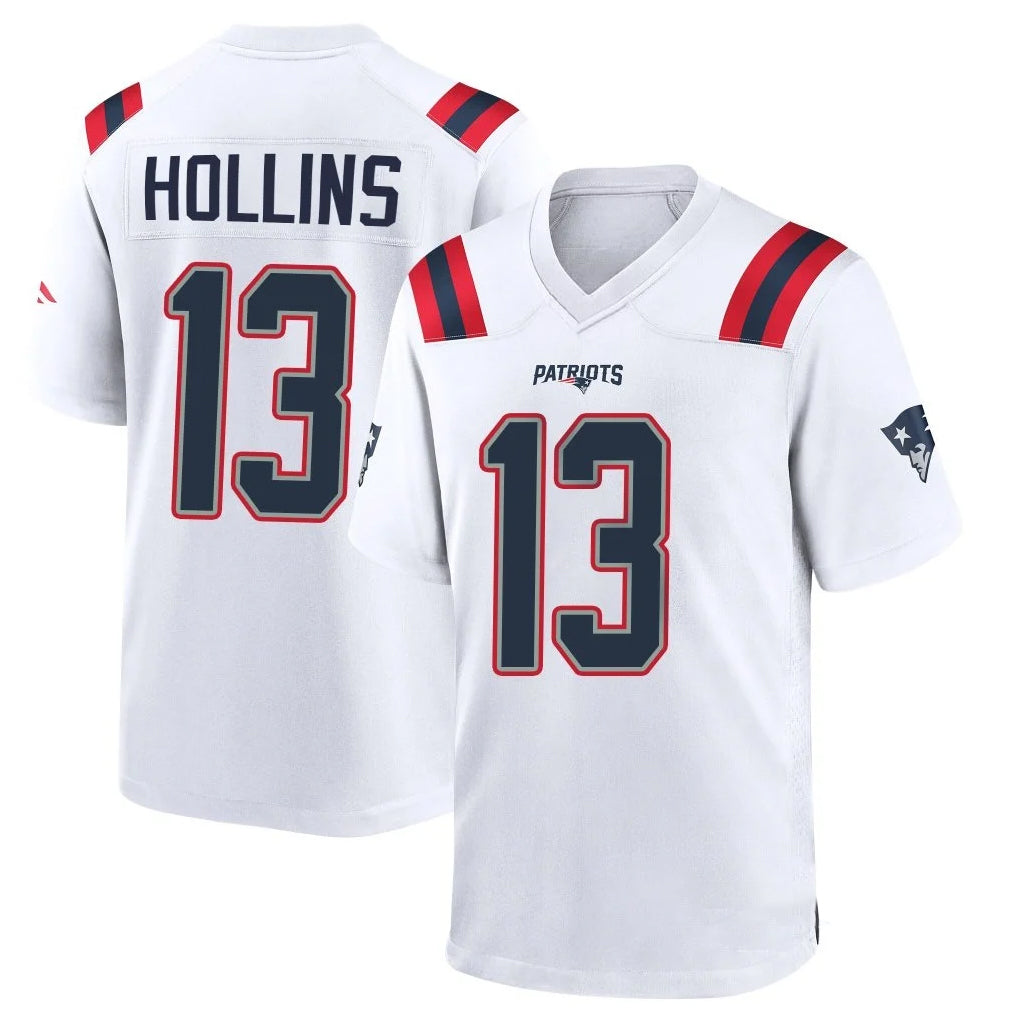 Cooneas NE.Patriots #13 Mack Hollins Player White Home Game Stitched Jerseys