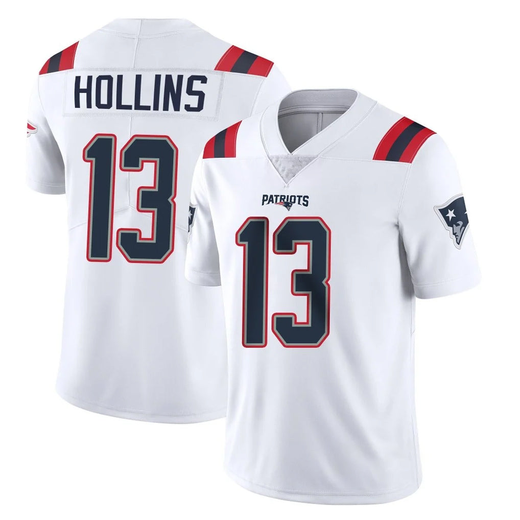 Cooneas NE.Patriots #13 Mack Hollins Player White Vapor Untouchable Home Game Stitched Jerseys
