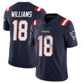 Cooneas NE.Patriots #18 Kyle Williams Player Navy Vapor Untouchable Home Game Stitched Jerseys