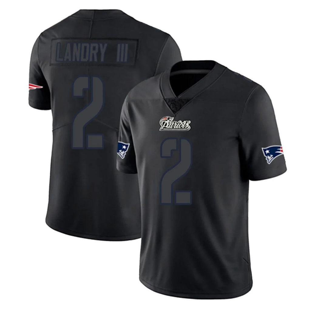 Cooneas NE.Patriots #2 Harold Landry III Player Black Impact LImited Home Game Stitched Jerseys