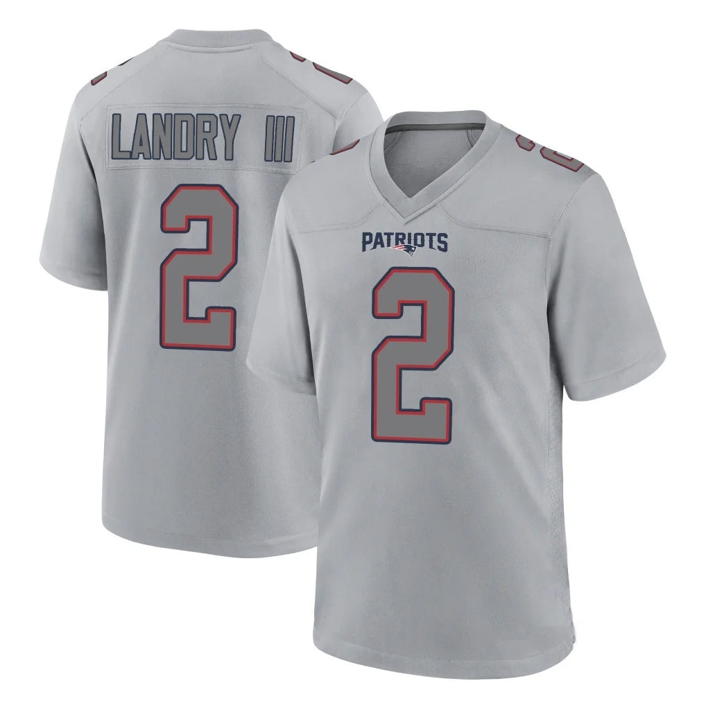 Cooneas NE.Patriots #2 Harold Landry III Player Gray Fashion Limited Home Game Stitched Jerseys