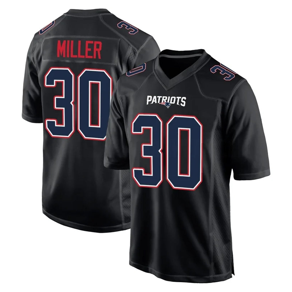 Cooneas NE.Patriots #30 Jam Miller Player Carbon Fashion Limited Home Game Stitched Jerseys
