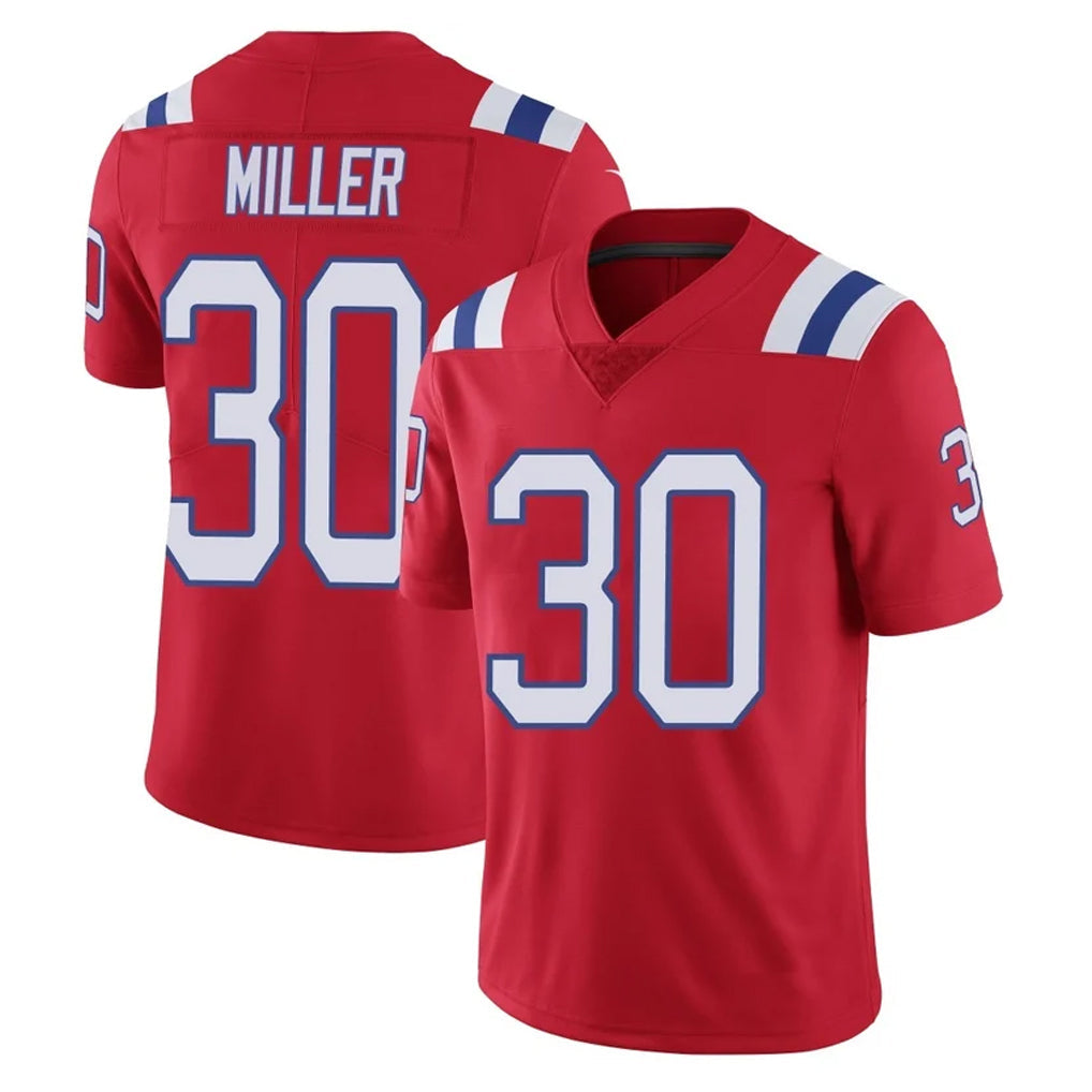 Cooneas NE.Patriots #30 Jam Miller Player Red Vapor Untouchable Home Game Stitched Jerseys