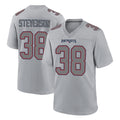 Cooneas NE.Patriots #38 Rhamondre Stevenson Player Gray Fashion Limited Home Game Stitched Jerseys