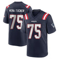 Cooneas NE.Patriots #75 Alijah Vera-Tucker Player Navy Home Game Stitched Jerseys