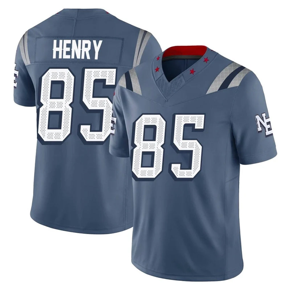 Cooneas NE.Patriots #85 Hunter Henry Player Blue Limited Rivalries Collection Home Game Stitched Jerseys