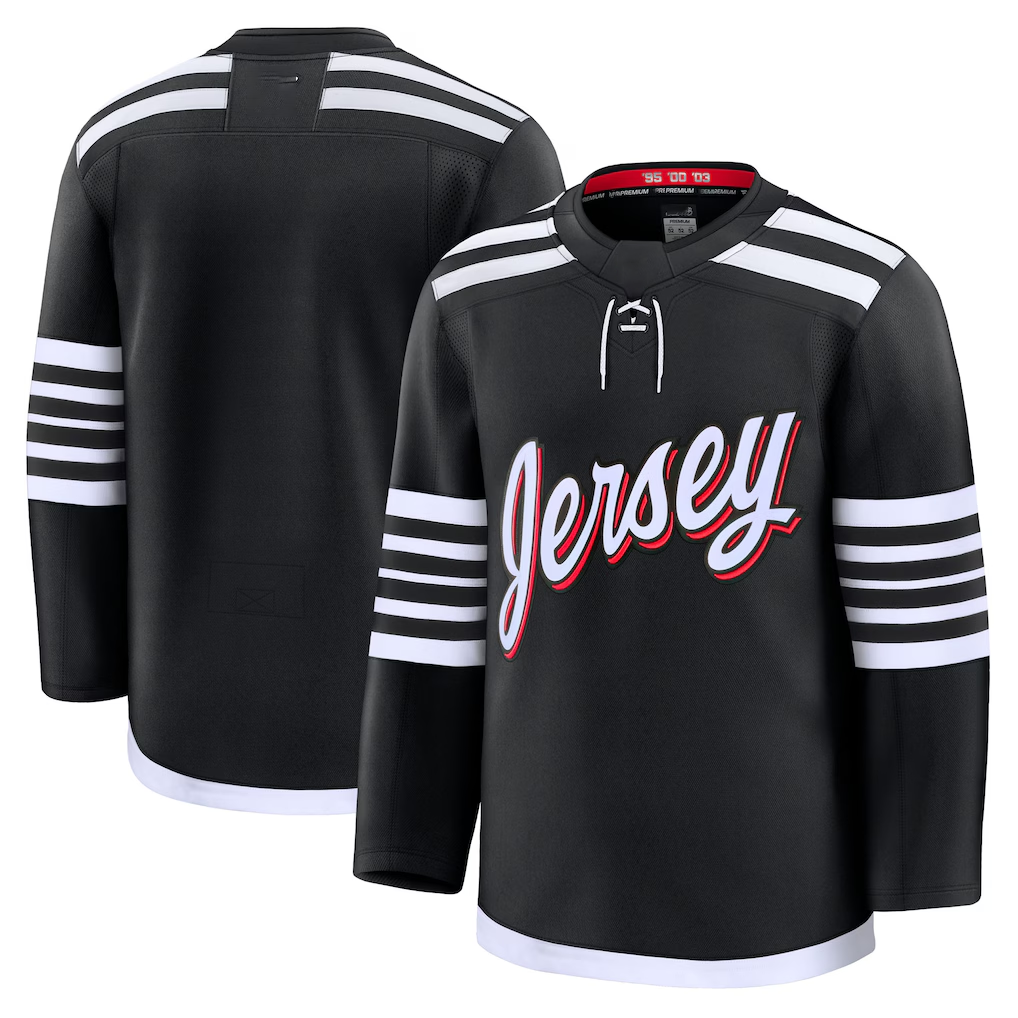Cooneas N.Jersey Devils Black Alternate Premium Jerseys