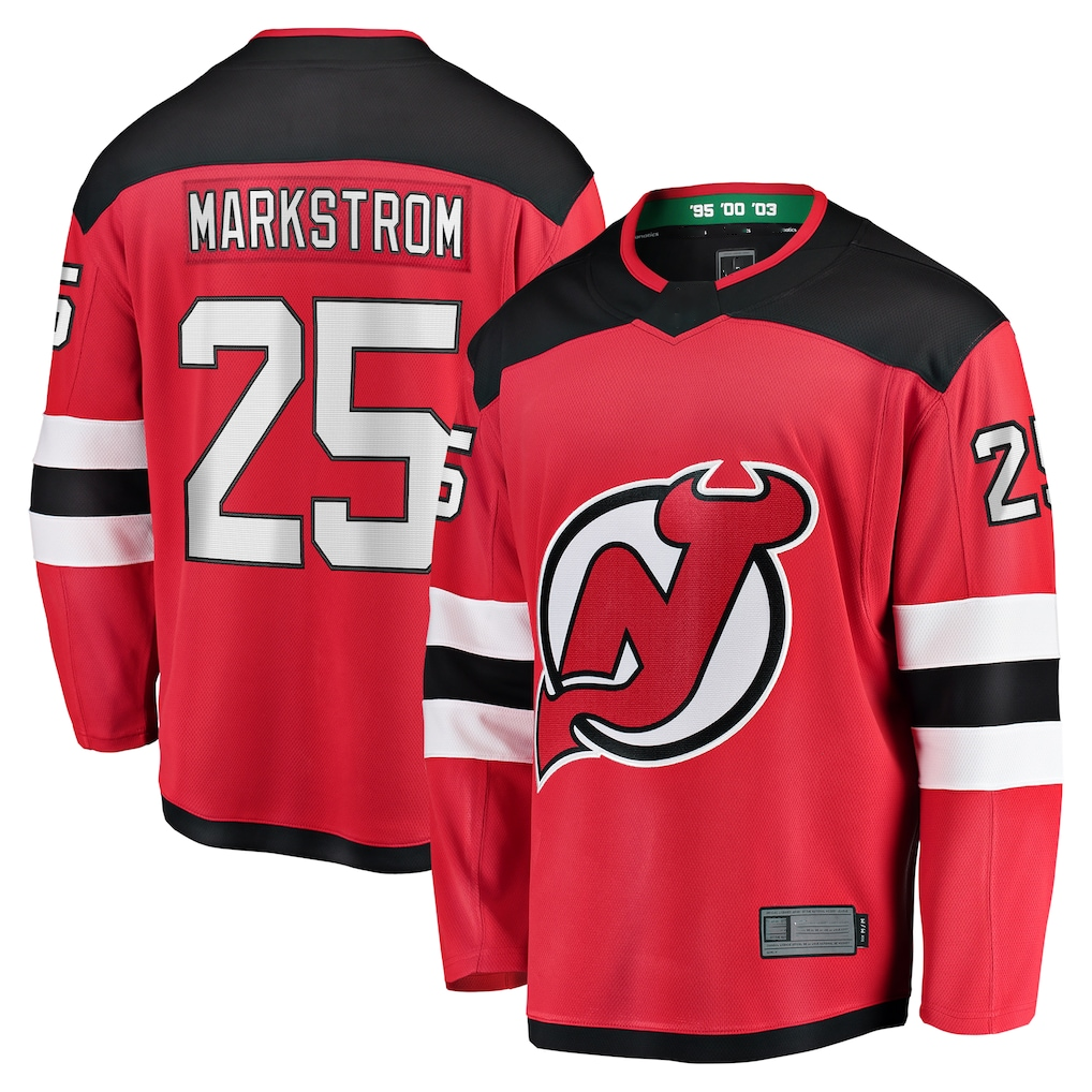 Cooneas N.Jersey Devils #25 Jacob Markstrom Red Home Premier Breakaway Player Jerseys