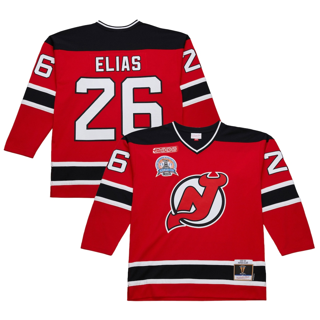 Cooneas N.Jersey Devils #26 Patrik Elias Red 1999-00 Power Play Jerseys