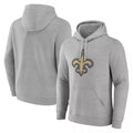 Cooneas NO.Saints Gray LOGO Pullover Hoodies Limited Blank Player Stitched Jerseys