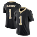 Cooneas NO.Saints #1 Kool-Aid McKinstry Player Black Limited Vapor Untouchable Home Game Stitched Jerseys