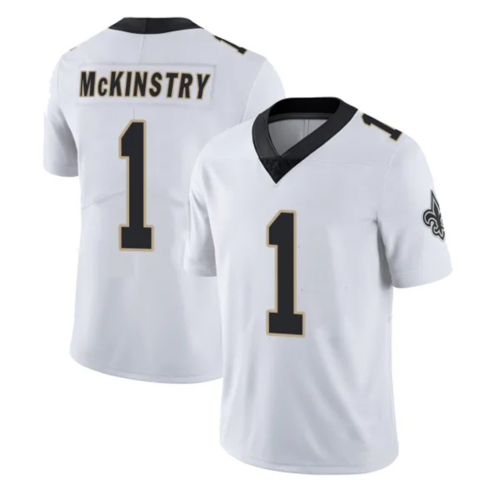 Cooneas NO.Saints #1 Kool-Aid McKinstry Player White Limited Vapor Untouchable Home Game Stitched Jerseys