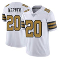 Cooneas NO.Saints #20 Pete Werner Player White Limited Color Rush Home Game Stitched Jerseys