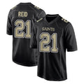 Cooneas NO.Saints #21 Justin Reid Player Black Carbon Fashion Home Game Stitched Jerseys
