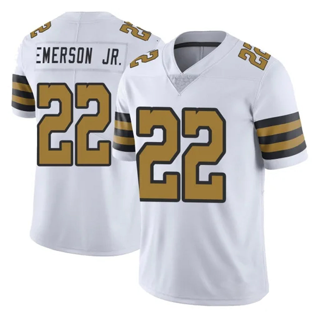 Cooneas NO.Saints #22 Martin Emerson Jr. Player White Limited Color Rush Home Game Stitched Jerseys