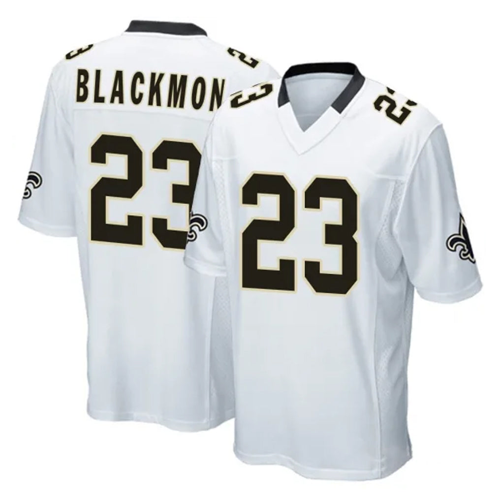 Cooneas NO.Saints #23 Julian Blackmon Player White Home Game Stitched Jerseys