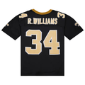 Cooneas NO.Saints #34 Ricky Williams Mitchell & Ness Black 1999 Legacy Replica Stitched Puhic Jersey