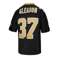 Cooneas NO.Saints #37 Steve Gleason Mitchell & Ness Black Legacy Replica Jersey