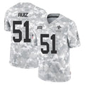 Cooneas NO.Saints #51 Cesar Ruiz Player Arctic Camo Salute To Service Limited Game Stitched Jerseys