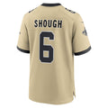 Cooneas NO.Saints #6 Tyler Shough Gold Alternate Game Player Stitched Jerseys