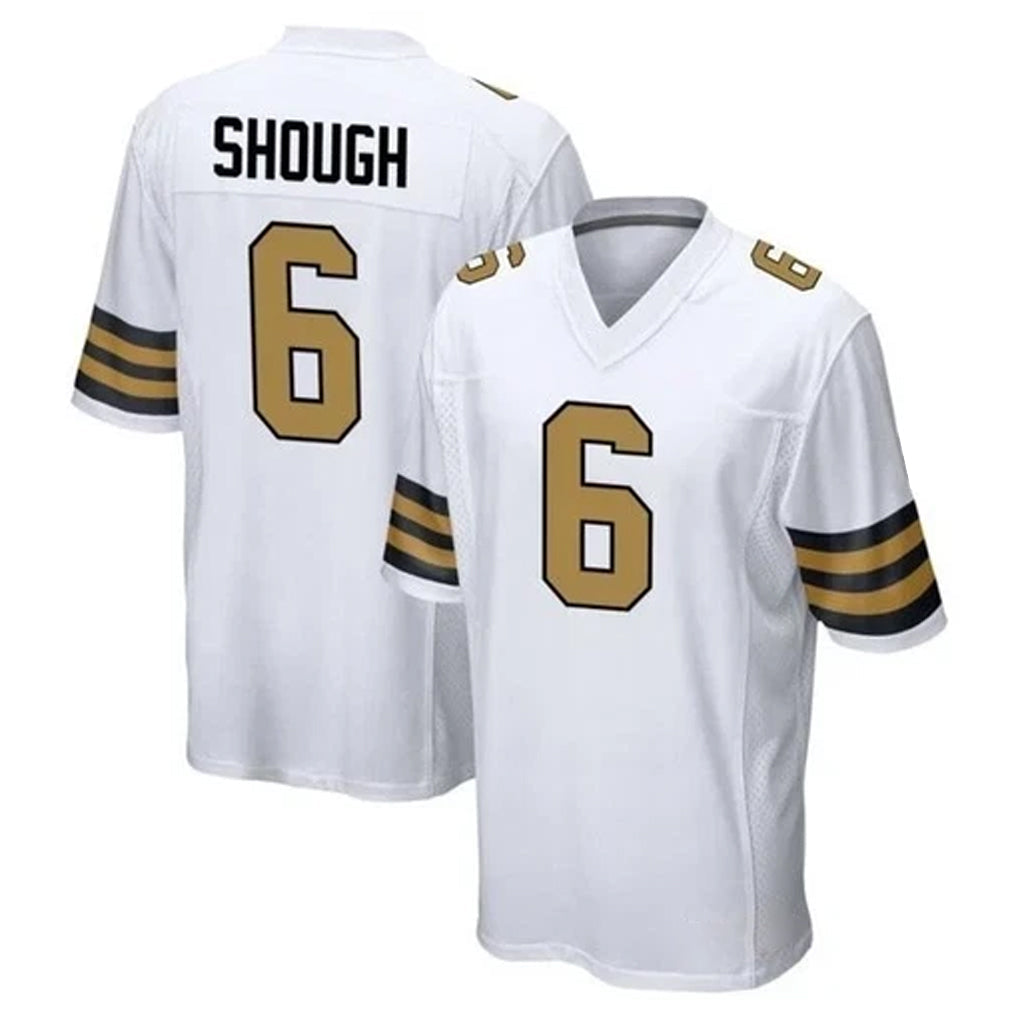 Cooneas NO.Saints #6 Tyler Shough Player White Alternate Home Game Stitched Jerseys