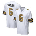 Cooneas NO.Saints #6 Tyler Shough Player White Alternate Home Game Stitched Jerseys
