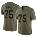 Cooneas NO.Saints #75 Taliese Fuaga Player Olive Salute To Service Limited Stitched Jerseys
