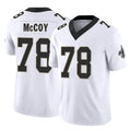 Cooneas NO.Saints #78 Erik McCoy Player White Limited Vapor F.U.S.E. Home Game Stitched Jerseys
