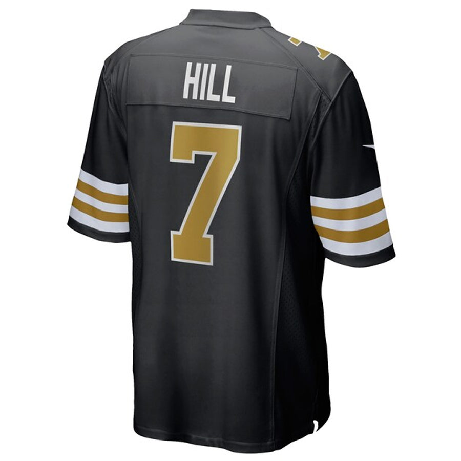 Cooneas NO.Saints #7 Taysom Hill Player Black Alternate Game Stitched Jerseys