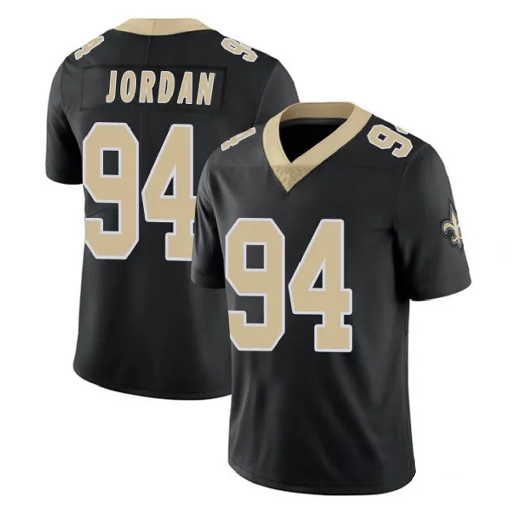 Cooneas NO.Saints #94 Cameron Jordan Player Black Limited Vapor Untouchable Home Game Stitched Jerseys